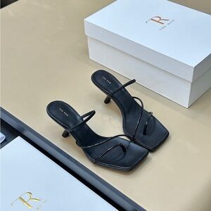 The Row Women’s Black Sandals